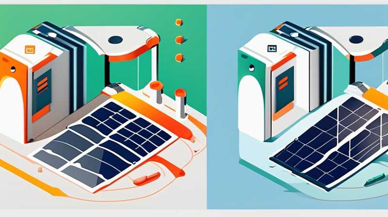 How to pull the wires of solar panel clamps