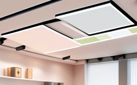 How to paste the solar power film on the ceiling