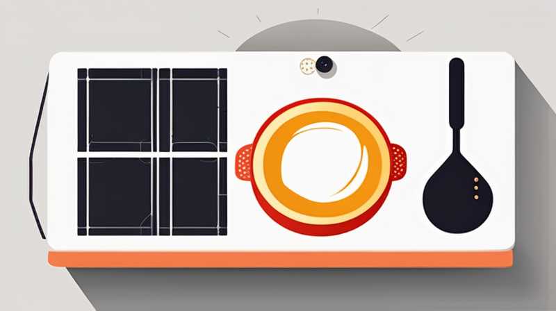 What is solar energy cooking called?