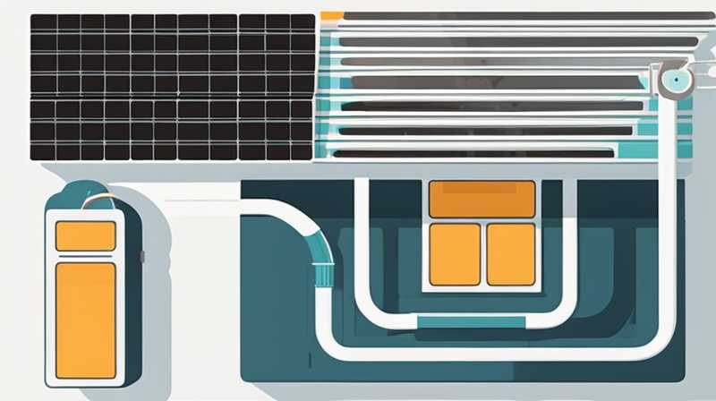 How to install solar sewage outlet