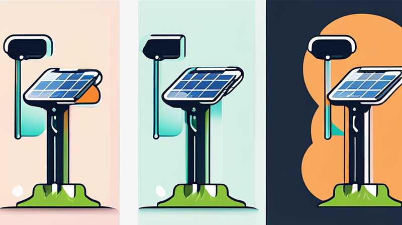 How much voltage do outdoor solar street lights have