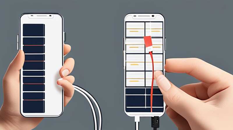 How to convert solar string lights to USB connector