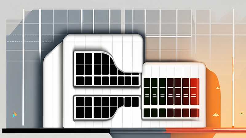 What does the silver line on solar panels mean?