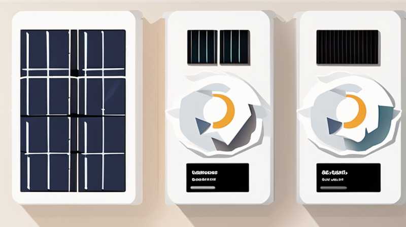 How to install solar lights on a flat panel