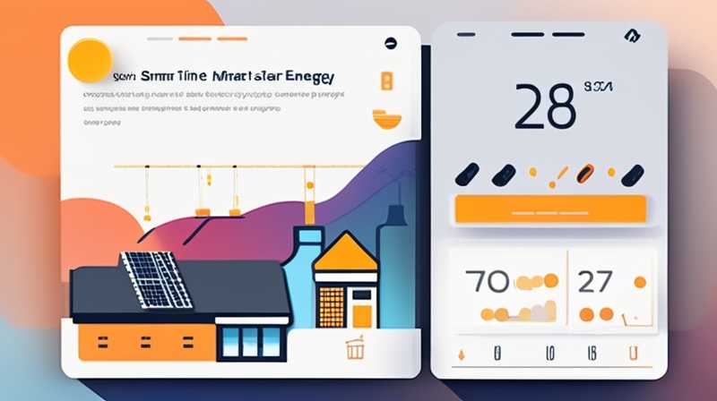 How to adjust the time of smart solar energy