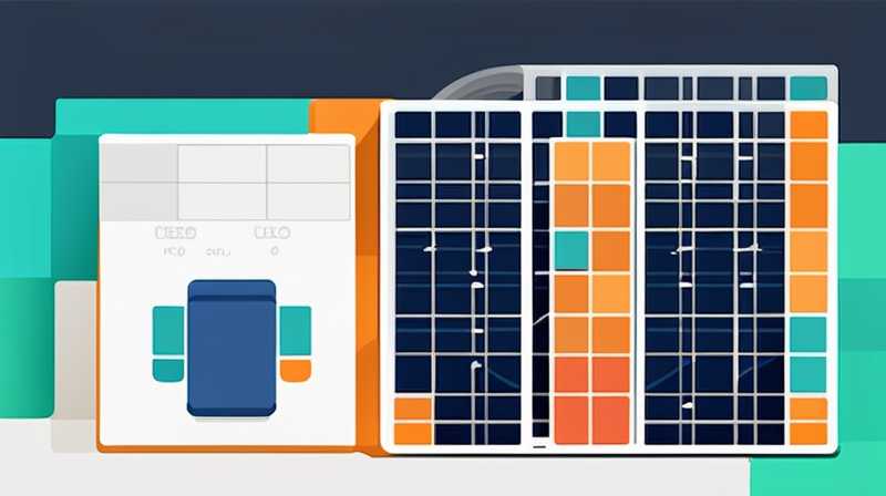 How to connect 4-core solar panels