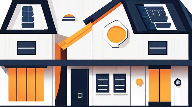 How to install solar energy on the side of a house