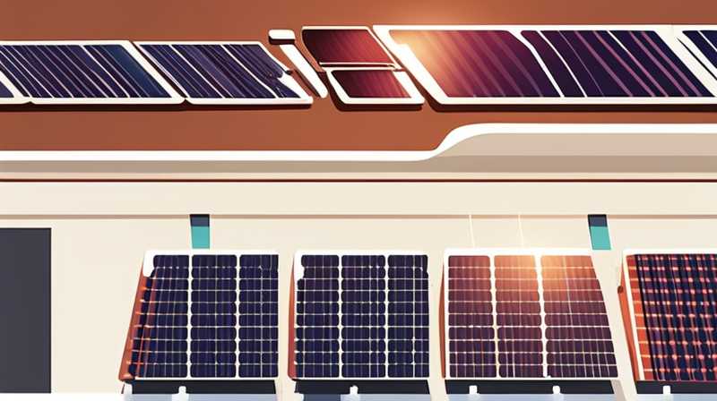 How to connect solar photovoltaic panels to light bulbs