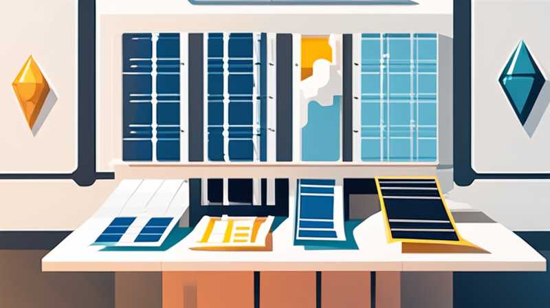 What is the material of solar photovoltaic