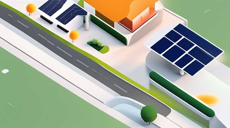 What is the principle of solar street lights?