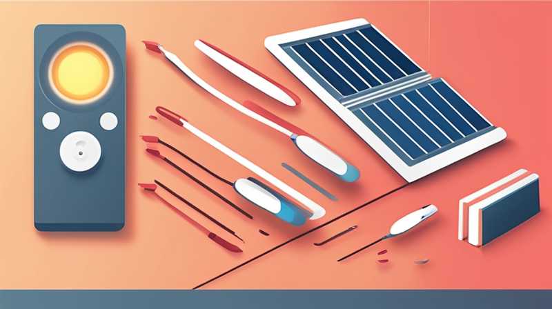 How to disassemble the split solar