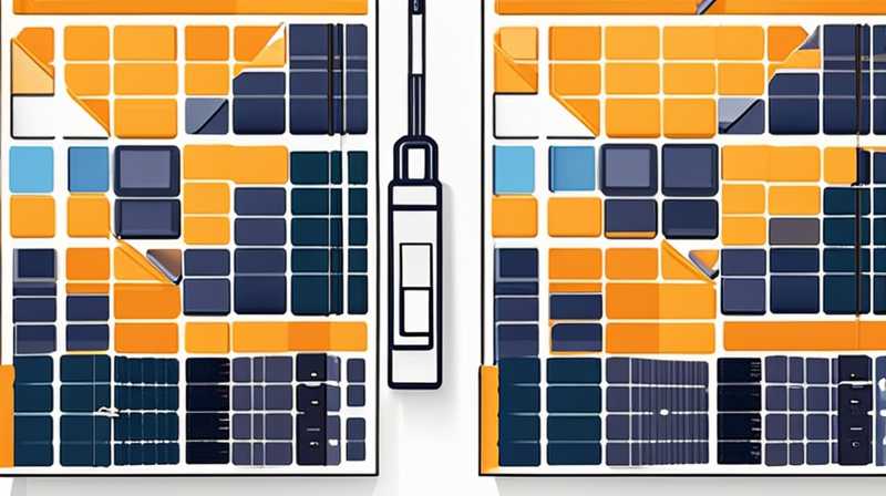 How to install stepped solar panels