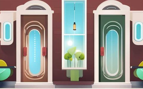 How about solar lights for doors?