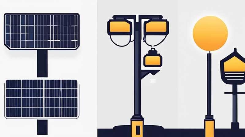 What accessories do solar street lights need?