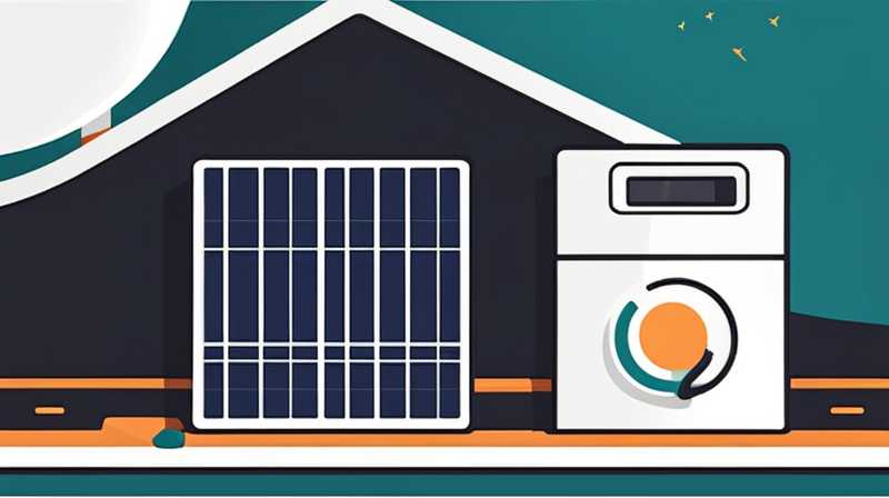 How to use the electricity produced by solar energy