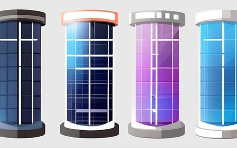 How to adjust the brightness of the column solar light