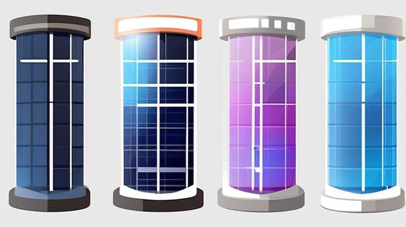 How to adjust the brightness of the column solar light