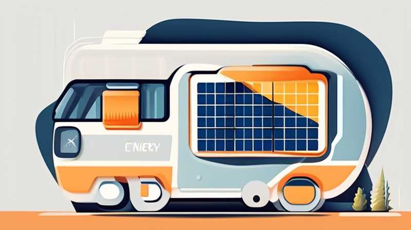 What is the interface of RV solar energy