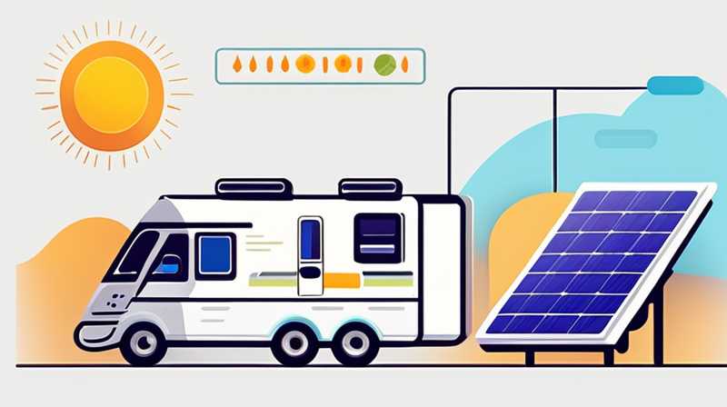 How much does it cost to generate solar power for a RV