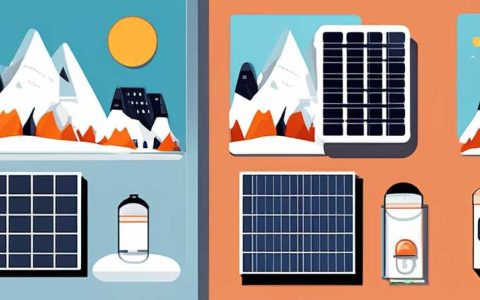 How to install solar lights in winter