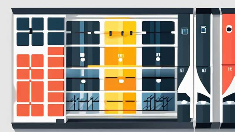 How to connect solar panels to colored lights