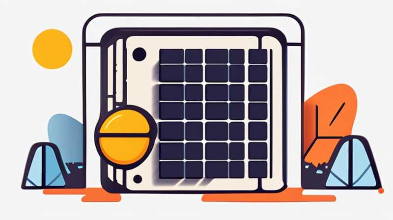 What symbol is used for solar panels