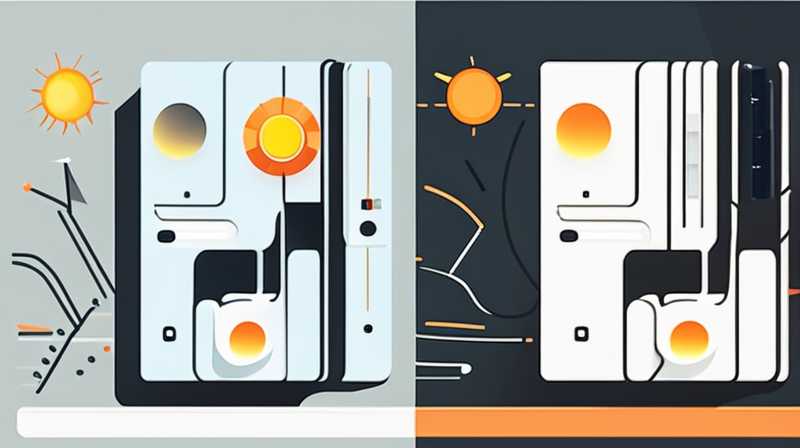 How to adjust the solar switch