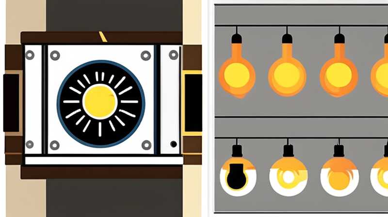 What does 120cob solar light mean?