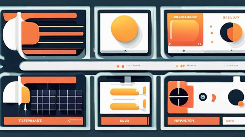 What is the temperature of solar panels?