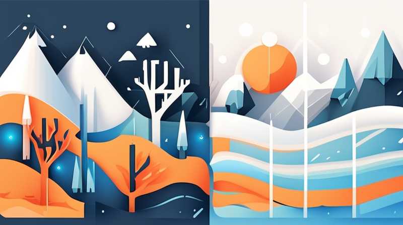 How the sun thaws the ice in winter