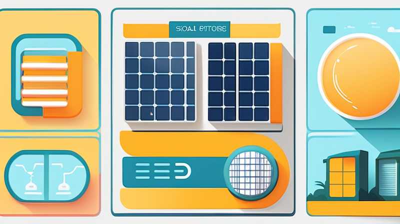 How to store solar energy