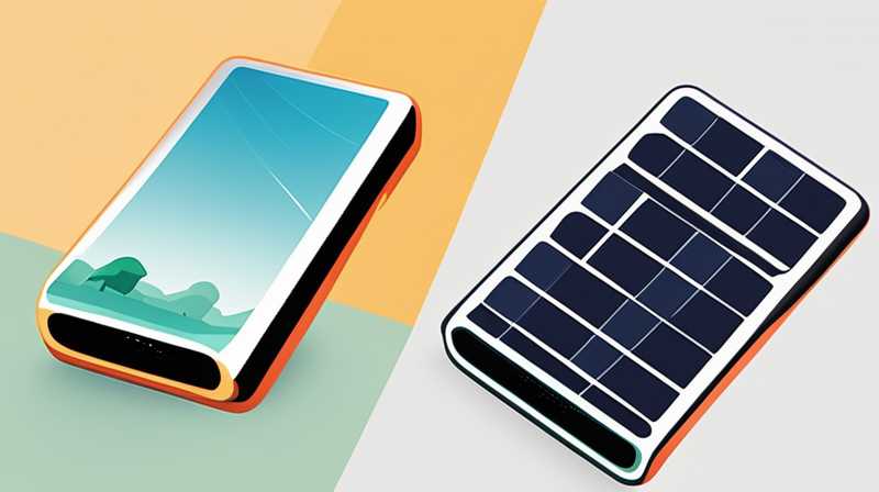 How many watts of solar panels does a power bank have?