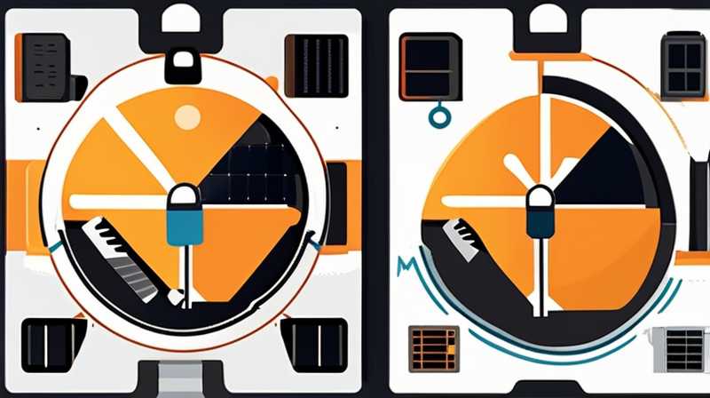 How to disassemble a solar light with a bracket