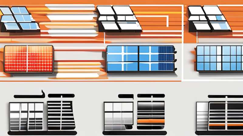 How many sizes of solar panels are there?