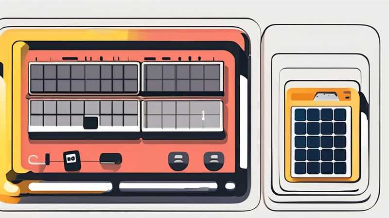 How to set up the solar control panel