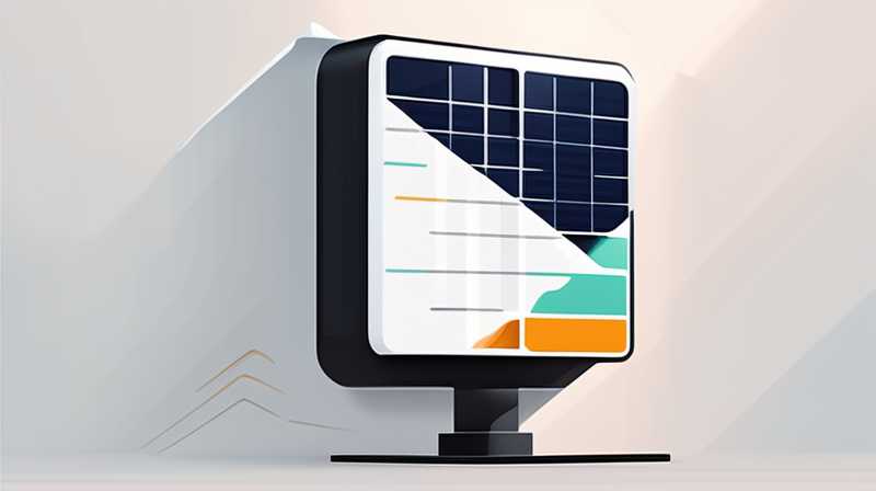 What does the solar display e2 mean?