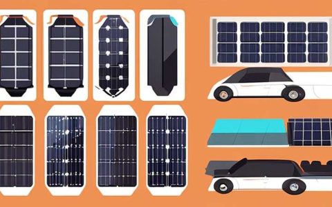 How many volts does the solar panel on the car generate?