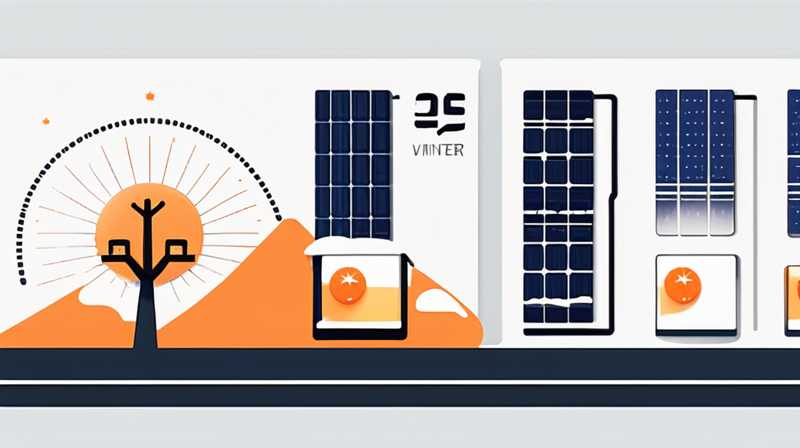 How much does solar energy raise temperatures in winter?