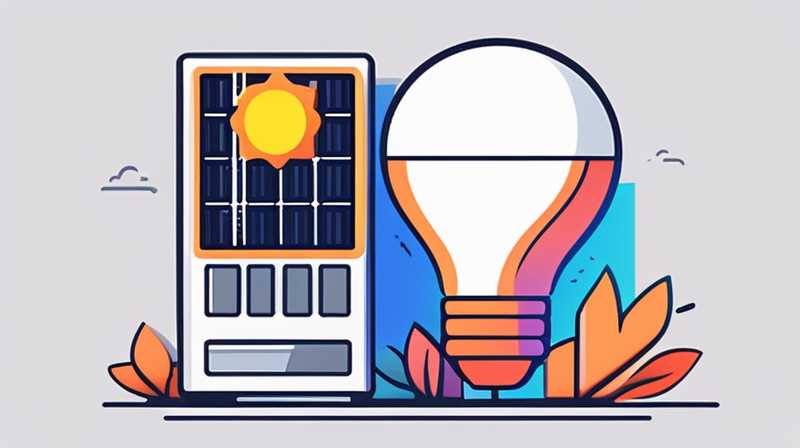 How much does solar power cost with a lamp?