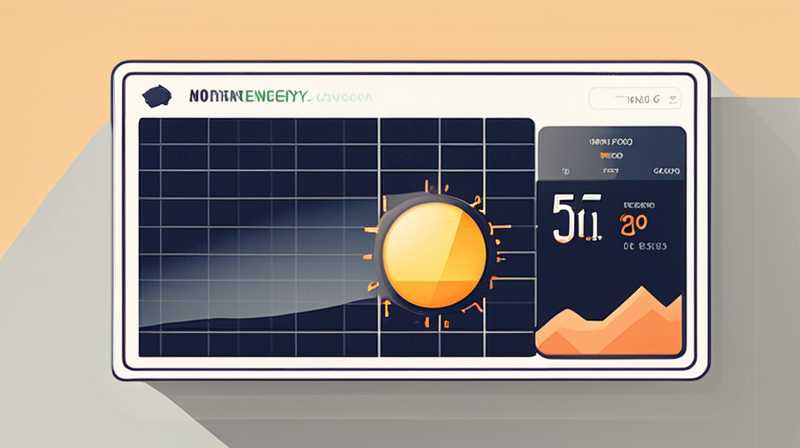 What does solar energy monitoring consist of?