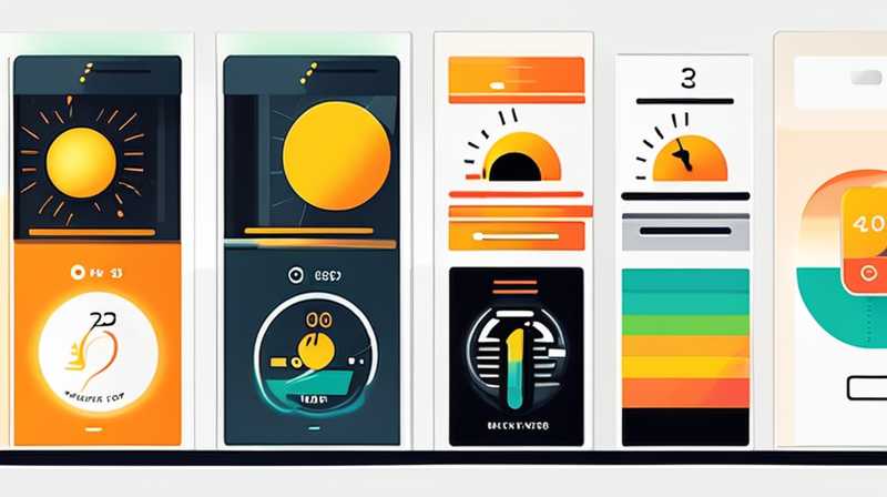 How to adjust the speed of solar temperature control