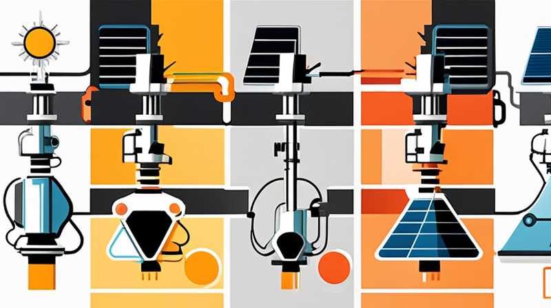 How to adjust the side of the solar automatic valve