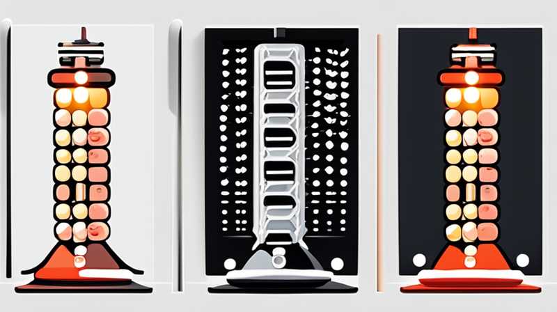 How many lamp beads are there in a 100w solar lamp?