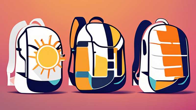 What is a solar charging backpack?