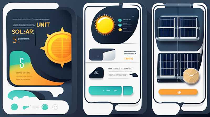 What is the unit of investment in solar energy?