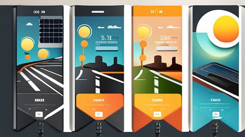 How many watts of solar energy is on the road?