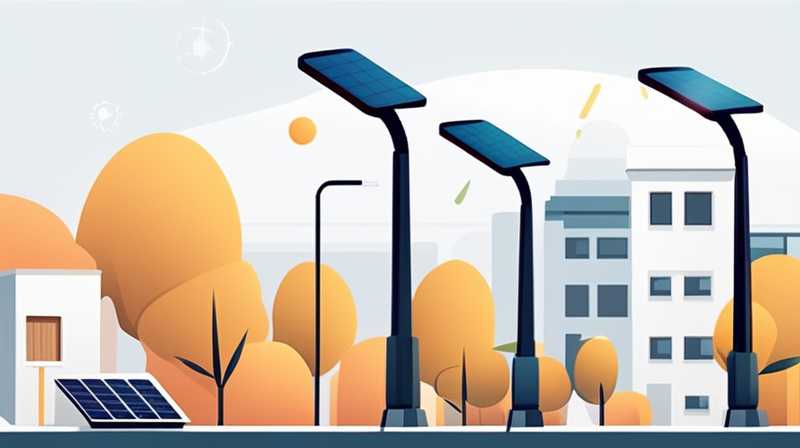 Why should solar street lights be blocked?