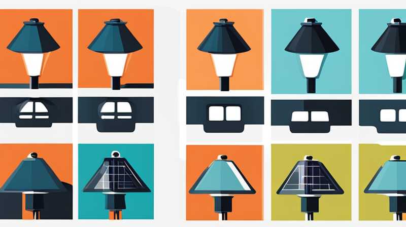 How to convert street lamps into solar lamps