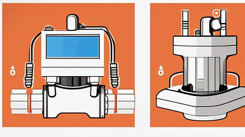 How to shade the solar solenoid valve