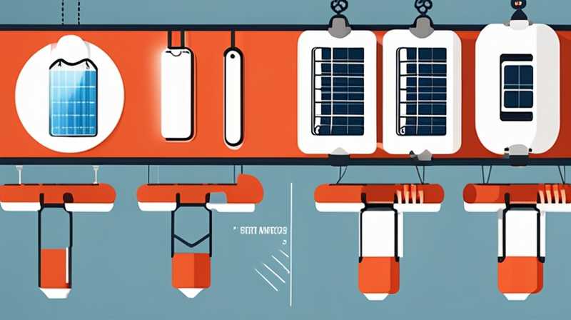 How to install solar hanging barrel